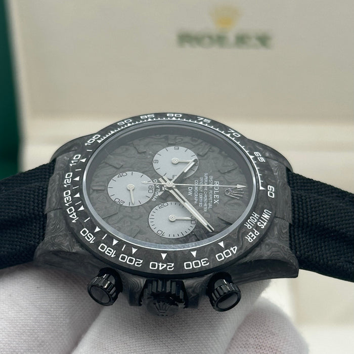 Rolex DIW Daytona All Carbon Graphite Swiss Super Clone