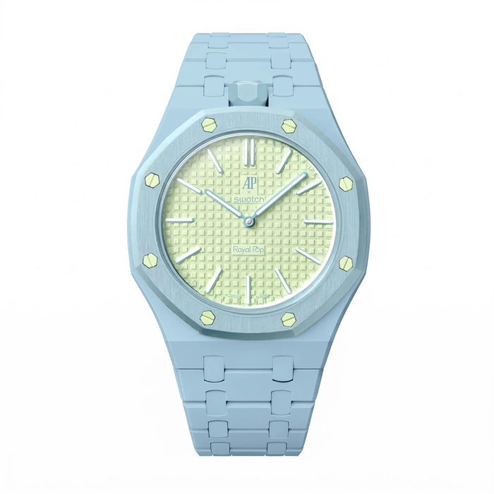 AP X SWATCH ROYAL POP
Bioceramic Strap - Lime Green
