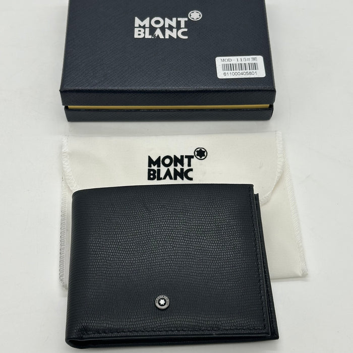 Montblanc Black Bifold Real Leather Wallet (Montblanc Collection)