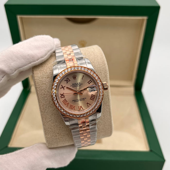 Rolex Datejust 31mm Roman Diamond Dial