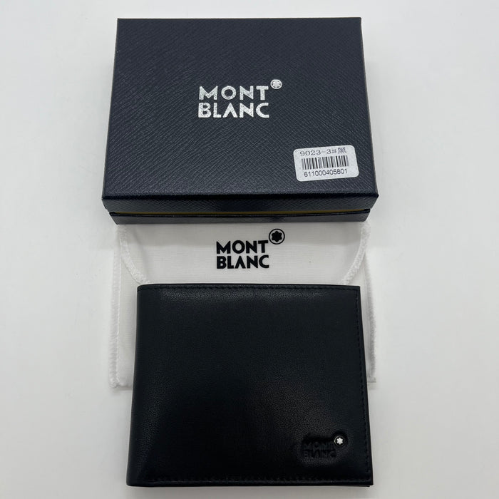 Montblanc Black Real Leather Wallet (Montblanc Collection)