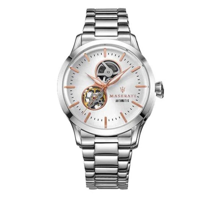 Maserati Tradizione Automatic White dial R8823125001- Authentic