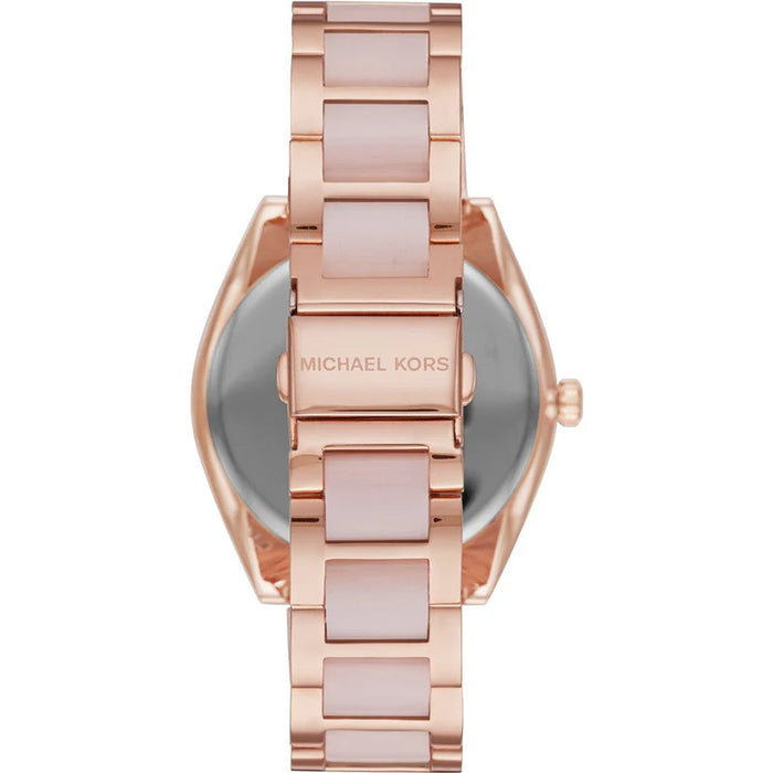 Michael Kors Ladies Watch Janelle 42mm Rose Gold MK7089 Authentic