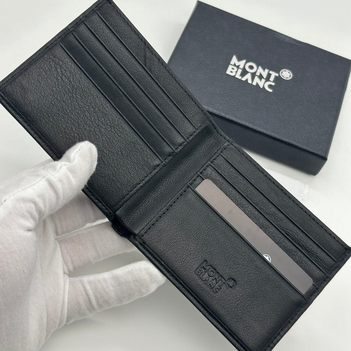 Montblanc Black Real Leather Wallet (Montblanc Collection)