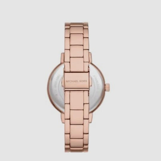 Michael Kors Sofie Rose Gold-Tone Stainless Steel Watch MKO1052 Authentic