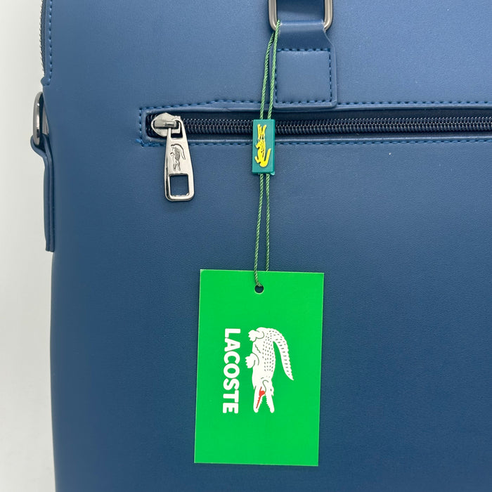 Lacoste Leather Laptop Bag
