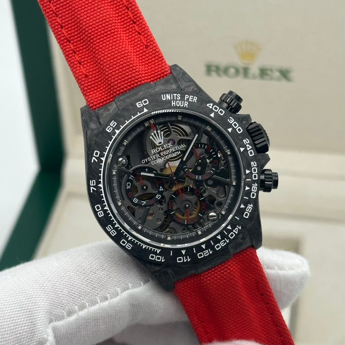 Rolex Cosmograph Daytona Carbon Skeleton 40mm Swiss Super Clone