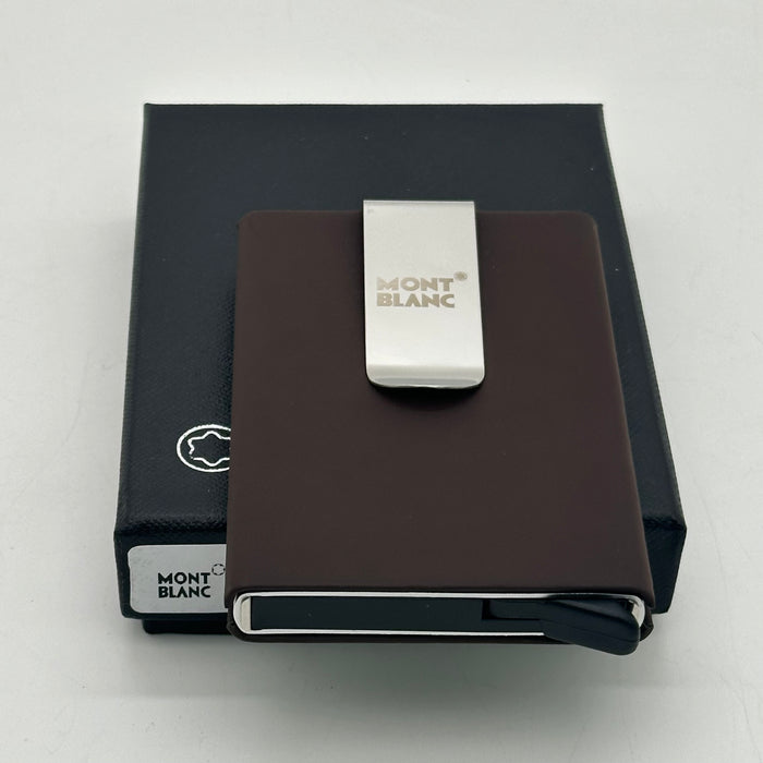 Montblanc Carbon Fiber Credit Card Holder With a Metal Money Clip (Montblanc Collection)