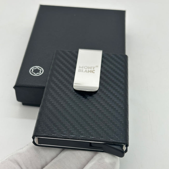 Montblanc Carbon Fiber Credit Card Holder With a Metal Money Clip (Montblanc Collection)