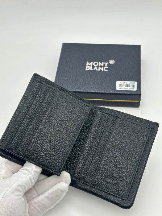 Montblanc Black Real Leather Wallet (Montblanc Collection)