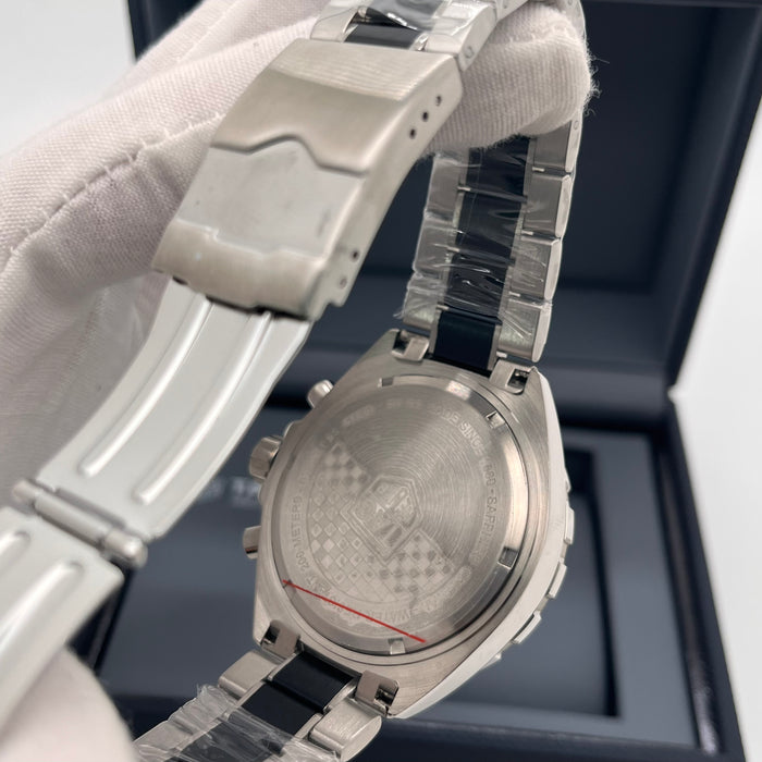 TAG Heuer Formula 1 men's watch black dial with distinct blue and red racing stripes