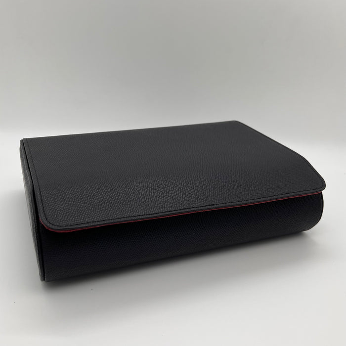 6-Slot Hexagonal Leather Watch Roll Box