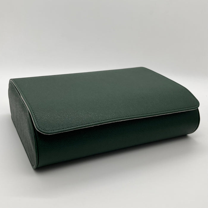 6-Slot Hexagonal Leather Watch Roll Box
