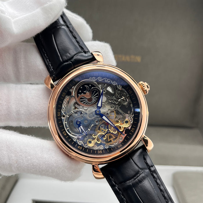 Vacheron Constantin Skeleton Moonphase Tourbillon – Rose Gold Edition