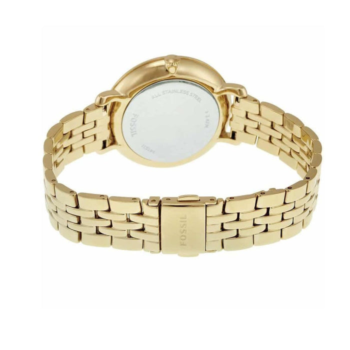 Fossil Jacqueline Champagne Dial Gold-tone Ladies Watch Authentic
