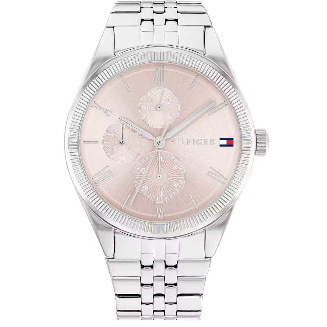Tommy Hilfiger Women's Blush Dial Stainless Steel Watch - 1782590 Auth ...