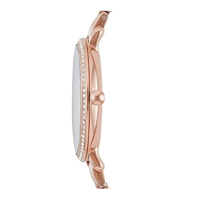 Fossil Jacqueline Three-Hand Rose Gold-Tone Stainless Steel Watch Authentic