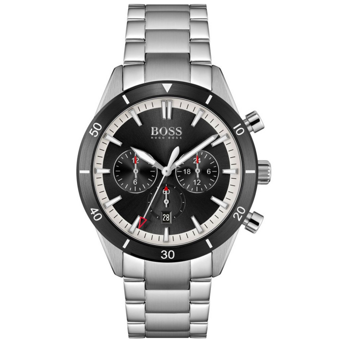 Hugo Boss Santiago Chronograph Gents Bracelet Watch Authentic