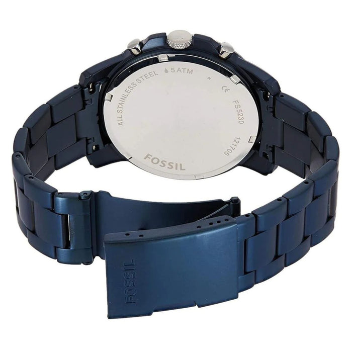 FOSSIL GRANT SERIES Limited edition Blue Strap Men's Watch Authentic