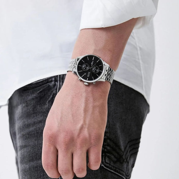 Hugo Boss Associate Champion Chronograph – Stainless Steel Bracelet - 1513869- Authentic