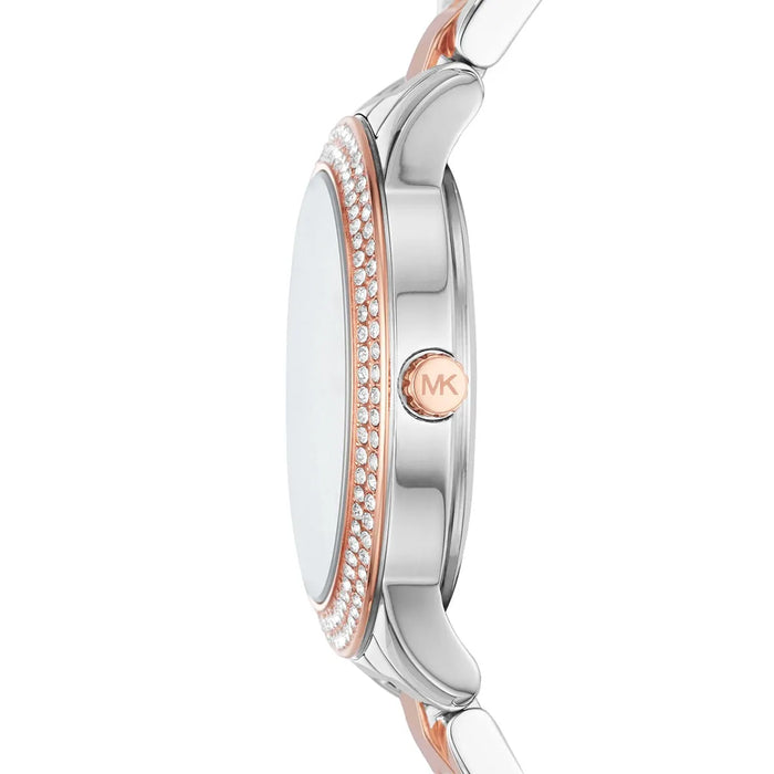 Michael Kors Mini Tibby Watch, featuring a crystal-set bezel Mk4576 Authentic