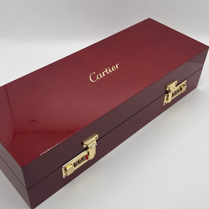 Cartier Lacquered Wood Watch Display Case