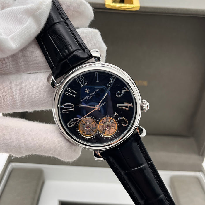 Vacheron Constantin Dual Open Heart Silver Classic Edition