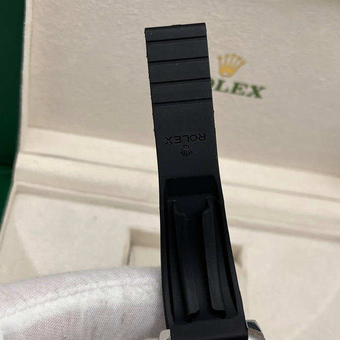 Rolex Daytona Leather  Watch Band Rubber 40mm white mother-of-pearl dial (5A+)