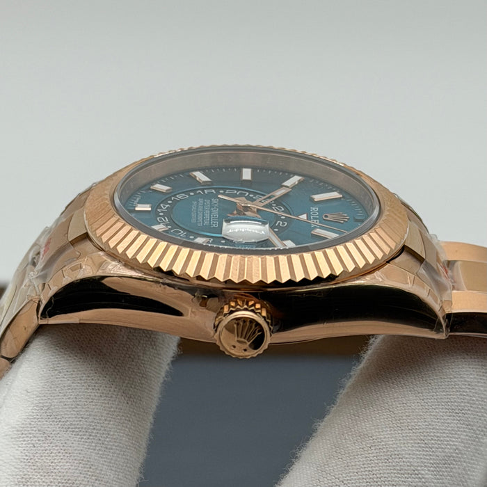 Rolex Oyster Perpetual Sky-Dweller blue-green dial - Swiss Super Clone