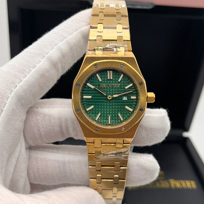 Audemars Piguet Royal Oak – Yellow Gold, Green Dial