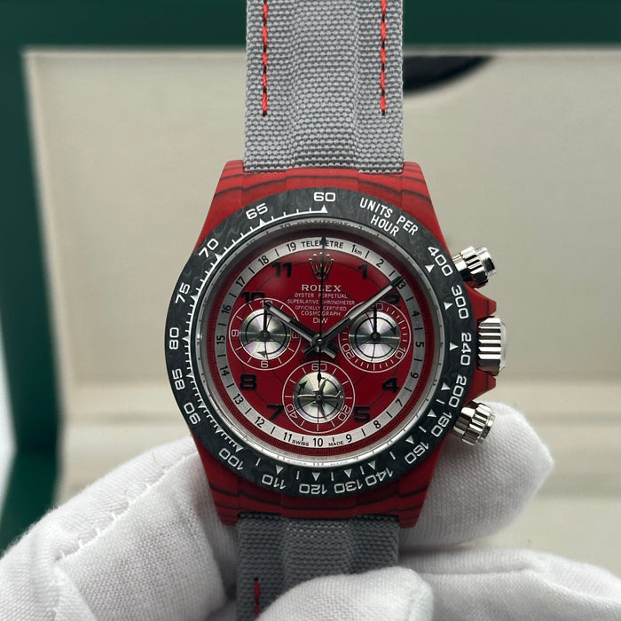 Rolex DiW Daytona Avia Red Swiss Super Clone
