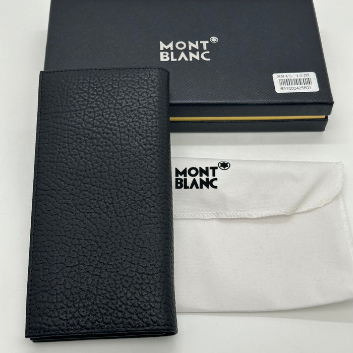 Montblanc Vertical Billfold Wallet Real Leather (Montblanc Collection)