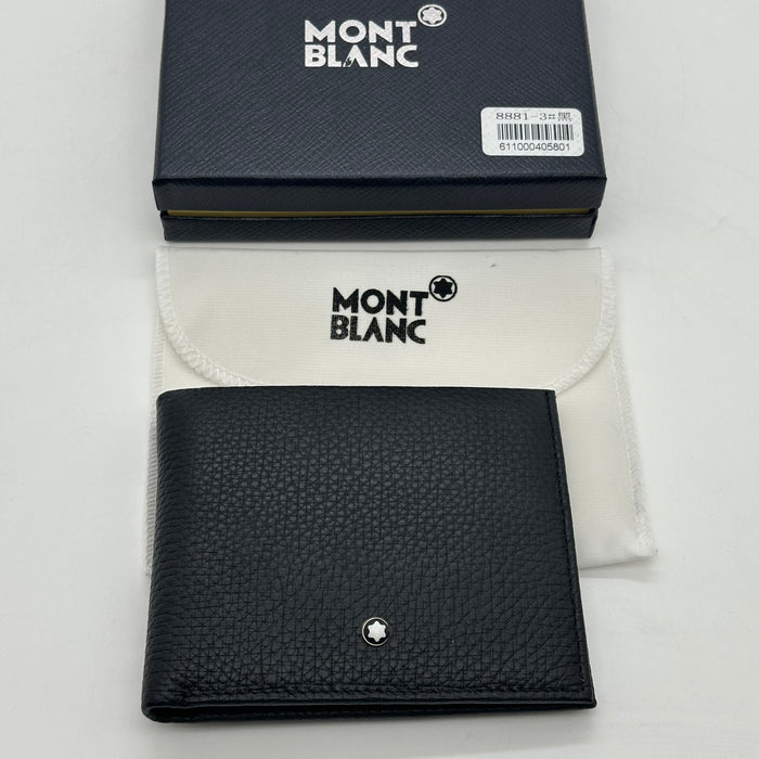 Montblanc Black Bifold Real Leather Wallet (Montblanc Collection)
