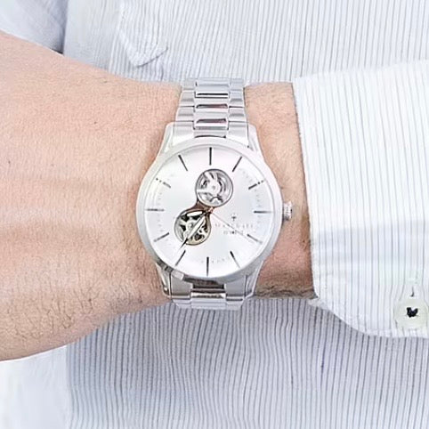 Maserati Tradizione Automatic White dial R8823125001- Authentic