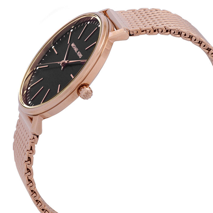 MICHAEL KORS Pyper Quartz Black Dial Ladies Watch Mk4566 Authentic