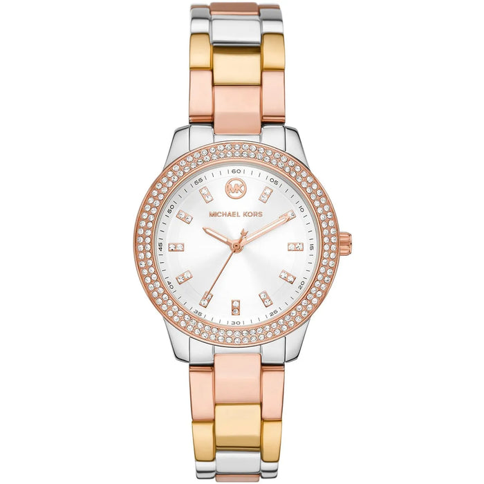 Michael Kors Mini Tibby Watch, featuring a crystal-set bezel Mk4576 Authentic