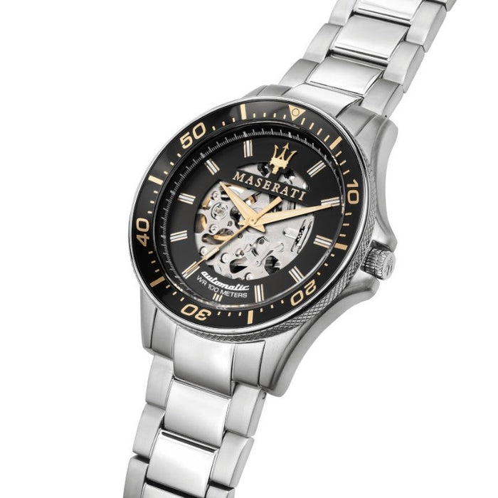 Maserati Sfida Watch Black Dial R8823140002- Authentic