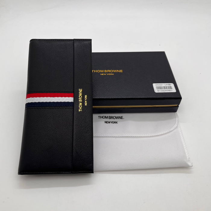 Thom Browne pebbled-leather long wallet