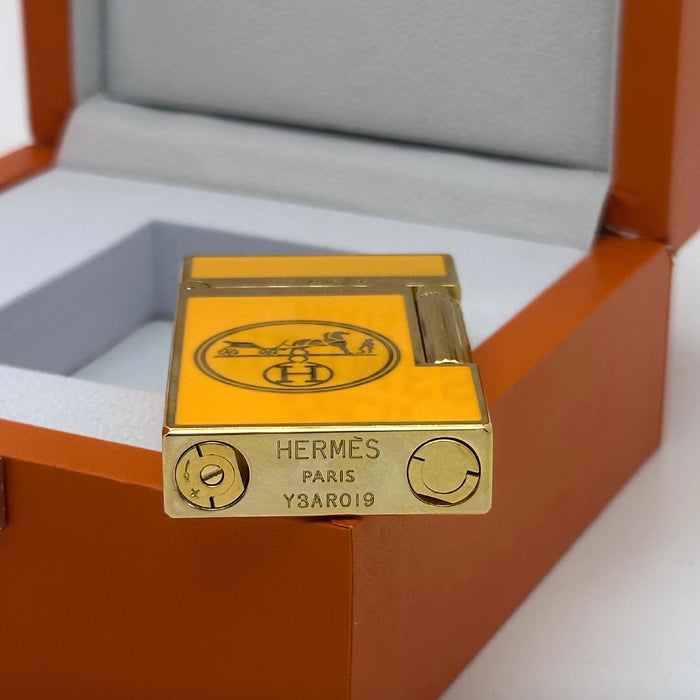 Style Gold Lighter - Orange Signature Edition | Paris Luxury Piece