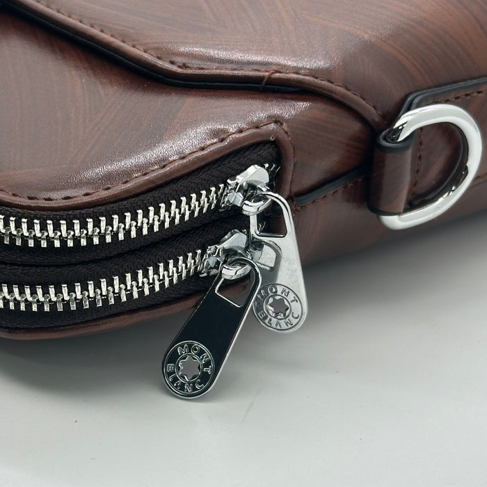 Montblanc-branded leather Laptop Bag