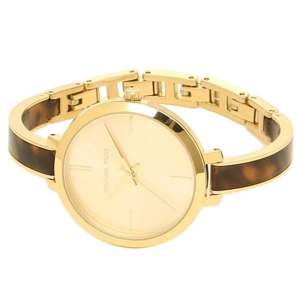 Michael Kors MK4341 Gold Dial Stainless Steel Strap Ladies Watch Authentic