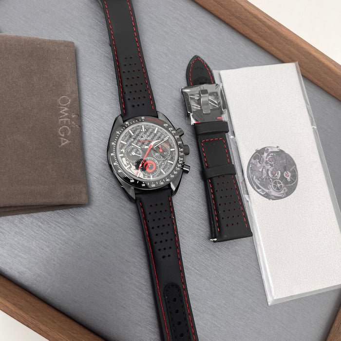 Omega Speedmaster Dark Side of the Moon 'Alinghi' watch 44.25mm Swiss Super Clone