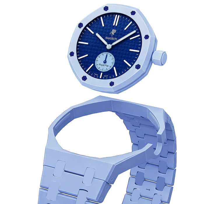 AP X SWATCH ROYAL POP Bioceramic Strap - Sky Blue