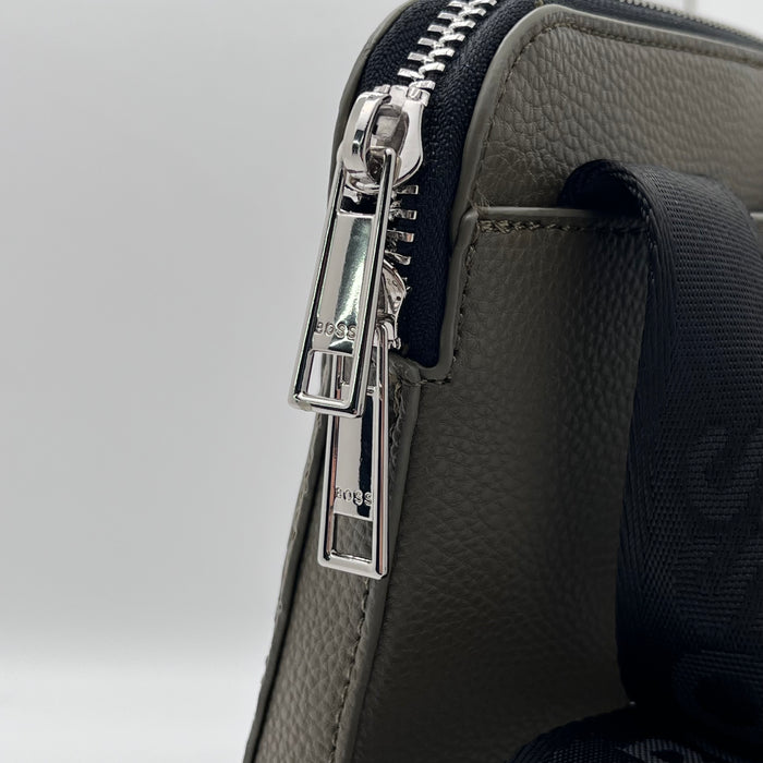Hugo Boss Olive Green Crossbody Bag (Boss Collection)