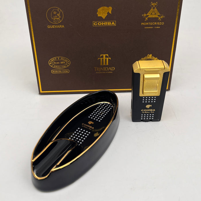 Cohiba Ashtray And Lighter Set