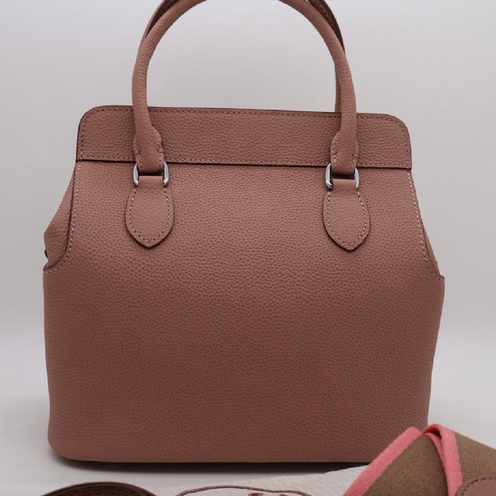 Key-Lock Genuine Leather Women Bag