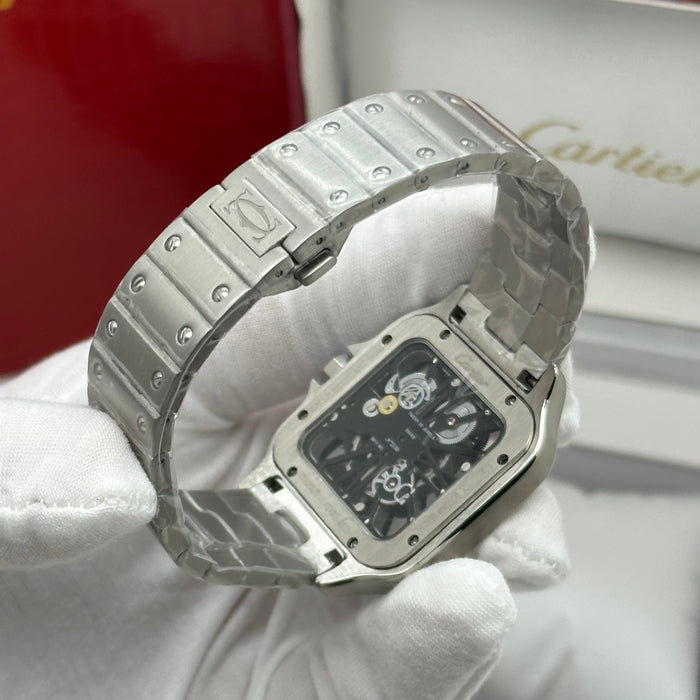 Cartier Santos de Cartier skeleton watch Automatic
