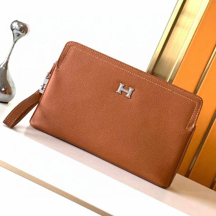 “H” Genuine Leather Handbag