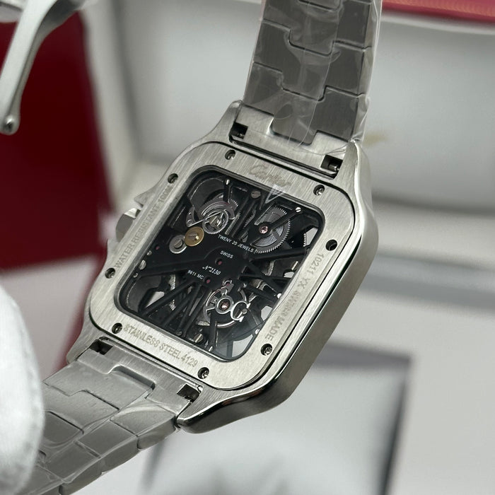Cartier Santos de Cartier skeleton watch Automatic