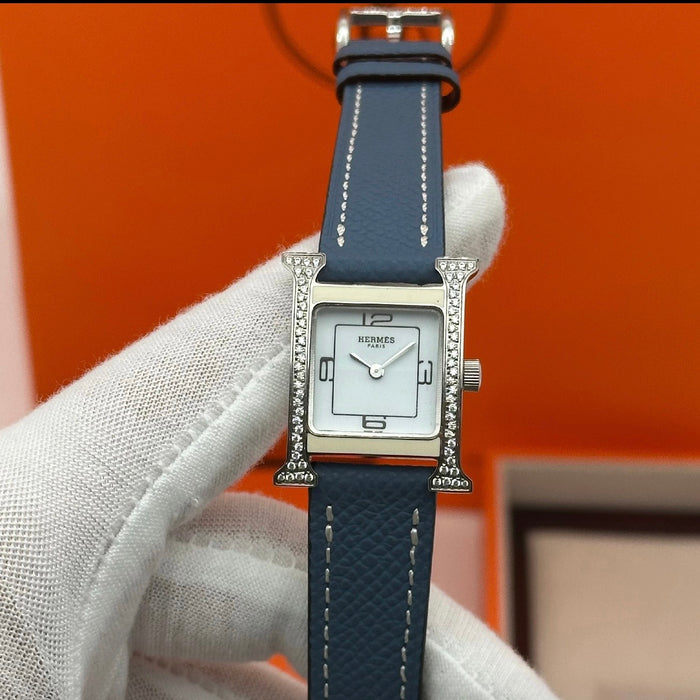H Stress With Navy Blue Strap Watch